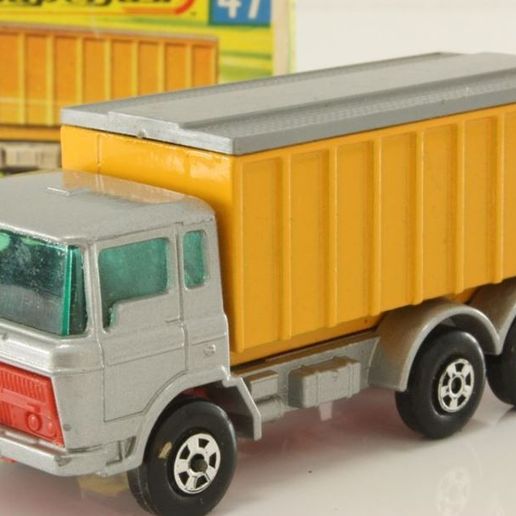 🚚 Matchbox Lesney 47c DAF Tipper Container Truck Rooftop