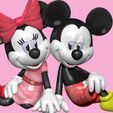 20.jpg Mickey and Minnie mouse for 3d print STL