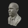 07.jpg Barack Obama Bust ready to 3D print