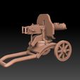 maxim-carriage-back.jpg Maxim Gun PM 1910 Royalty Free Version