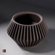 vase-1009-A-ridged-pot-vase-04.jpg Ridged planter vase