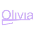 Olivia.stl Name tags for the cup