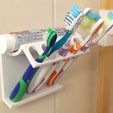 1515.jpg STL file Toothbrush and toothpaste holder・3D printable model to download