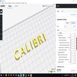 CURA.jpg CALIBRI font uppercase 3D letters STL file