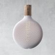 originalCirLone.jpg Round (flat) honeycomb mesh lamp
