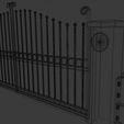 electric_gates_render3.jpg Electric Gates 3D Model