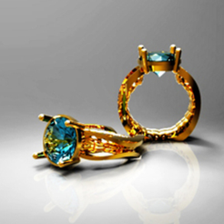 dfs.png STL file Solares Prong setting Ring・3D printing idea to download