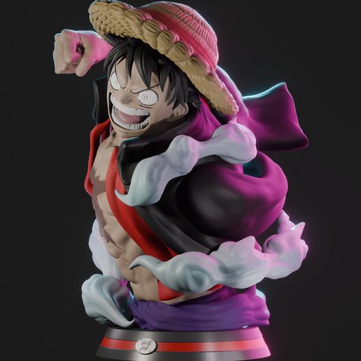 🗿 Luffy One Piece Model 15 CM・ STL File for 3D printing・Cults