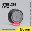 steelies-low.png Steelies Low - 22mm Wheel - Multi-offset