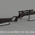 Star_Wars_-_EE-3_Blaster_Carbine_Stands.png Boba Fett EE-3 Blaster Carbine - 3D Print STL File