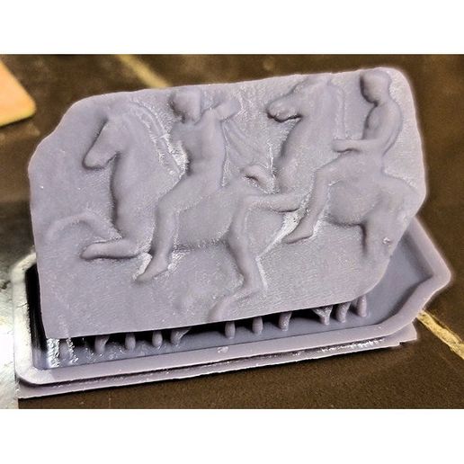 West frieze II 2-3 Elgin Parthenon Marble 3D model