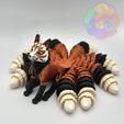 kitsune_03_wm2.jpg Kitsune - Flexi Articulated Fox with Nine Tails (print in place, no supports)