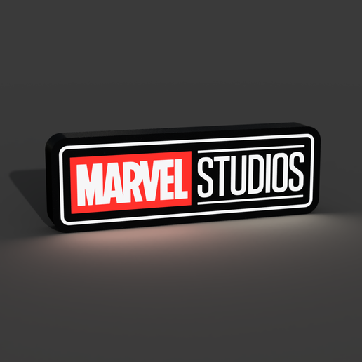 STL file Marvel Studios Lightbox LED Lamp 🔦 (3MF and STEP)・3D printable ...