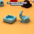 1.jpg 3D Printed Cable Organizer With Detachable Clip
