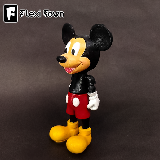 Flexi-Town-Mickey-Mouse,-I6.png Flexi Mickey Mouse, figurine fidget articulée, 3mf inclus
