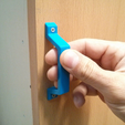 1.png Pull handle for cabinet doors and drawers (from CAD to 3D-printed model in 30 minutes)