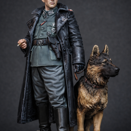 SS GERMAN MAJOR SOLDIER WWII