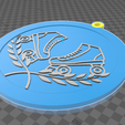 2024-04-06-19-35-15.png Roller Skate Medal badge 3D print model