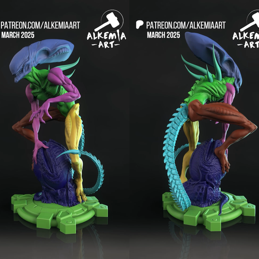 👽 ALIEN・ 3D File for 3D printing・Cults