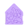 01_Farm_Base.stl 3d print Farm House