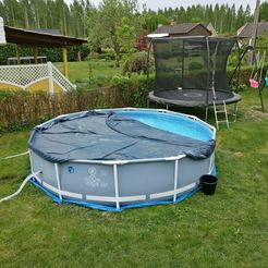 18739203_10155225103637095_2321274316424061240_o.jpg Free 3D file Intex pool cover, snap on bracket・3D print design to download