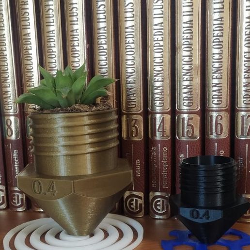 Tiesto forma de boquilla/Pot shape nozzle. 3D model