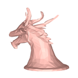 model-3.png Dragon head low poly