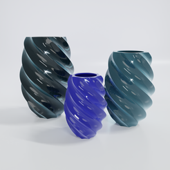 0001.png Файл STL Фантазия Флоры: Текучая эстетика・3D модель для печати скачать