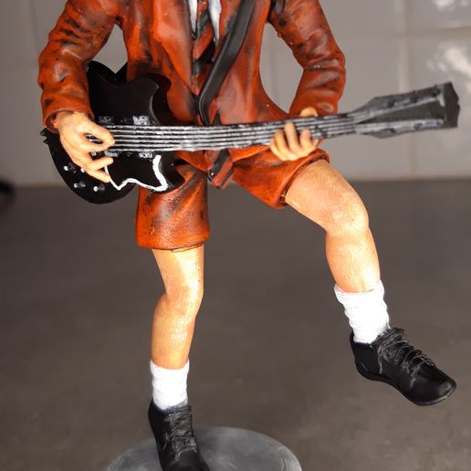 🎸 Angus Young - ACDC 3D Printable・3D-печать на 3D-принтере Creality ld ...