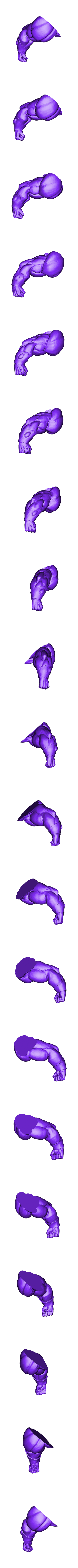 right_arm_fixed.stl Broly - Dragon Ball Z
