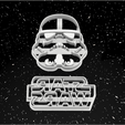 logo star wars y  stormtrooper.png Pack x12 Cookie cutters Star Wars