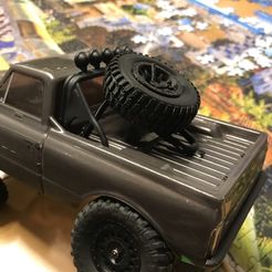 IMG_3356.JPEG Spare wheel mount with wheel for 1:24 scale SCX24