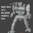 blz.png Red Roc (custom 'Mech, 12 variants, 3 poses)