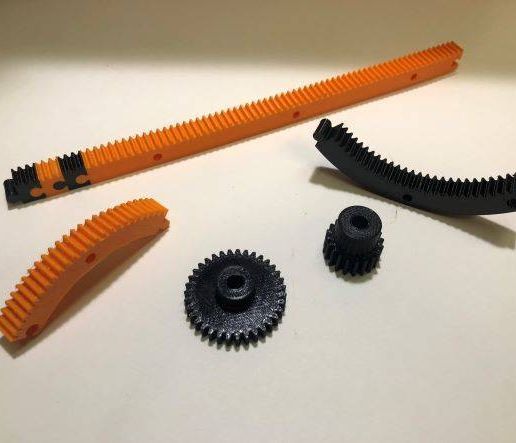 ⚙️ Snappy Rack and Gears・Free 3D File for ・Cults