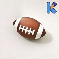 IMG_20200815_205036-01-01K.jpeg Free STL file American Football K-Pin Puzzle・3D print model to download