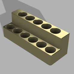 PerfumeHolder11.png STL file Perfume Tiered Sample Tray x11・Design to download and 3D print