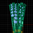 Size-2.png Anel de diamante de noivado elegante Modelo para impressão 3d