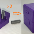 p0.PNG Dovetailed Box Puzzle, Cube Dissection