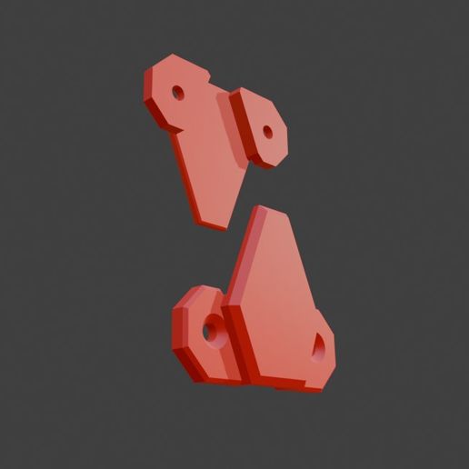 Versatile Interlocking Picture Frame Wall Mount | French Cleat Style Hanger (Male + Female in One Part)