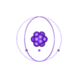 Rutherfords Atomic Model.stl Modelo atómico de Rutherfords