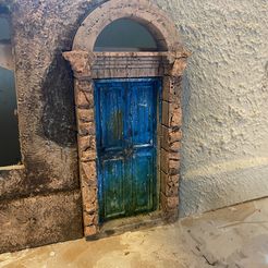 IMG_2400.jpg STL file Diorama Stone Door and Doorway vintage europe・Model to download and 3D print