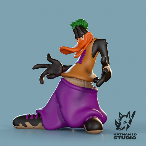 🦆 Daffy Duck – Todos contra mí - meme・ 3D File for 3D printing