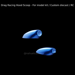 New-Project-2021-08-14T224132.038.png Fichier STL Scoop de capot Drag Racing - Pour maquette / Custom diecast / RC・Plan imprimable en 3D à télécharger