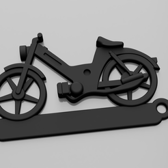 Puch-keychain-render.png Puch Maxi moped motorcycle keychain