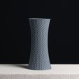 textured-trophy-vase-by-slimprint-vase-mode-3d-model.jpg Trophy Vase | Hexagon Texture (Vase Mode)