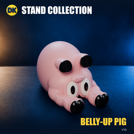 Belly-Up Pig Phone | Stand Collection by DK