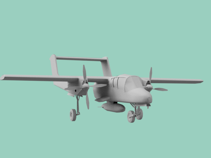 STL file OV-10 Bronco・3D printable model to download・Cults