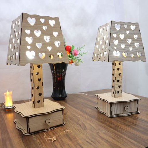 3d wooden lamp shop