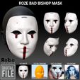 ROZE-BAD-BISHOP-MASK-STL-COD-CALL-OF-DUTY-MODERN-WARFARE-MW2-MW3-WARZONE-CAPA.jpg Roze Bad Bishop Maske - MW2 - Warzone - STL Modell 3D Druck Datei