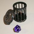 02.JPG D&D Dice Prison III or Jail with Lid for Dungeons & Dragons, Pathfinder or other Tabletop Games